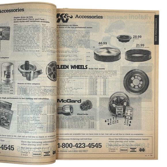VTG 1984 Montgomery Ward Auto Express Catalog Softcover Magazine Car Mechanic - Picture 15 of 16